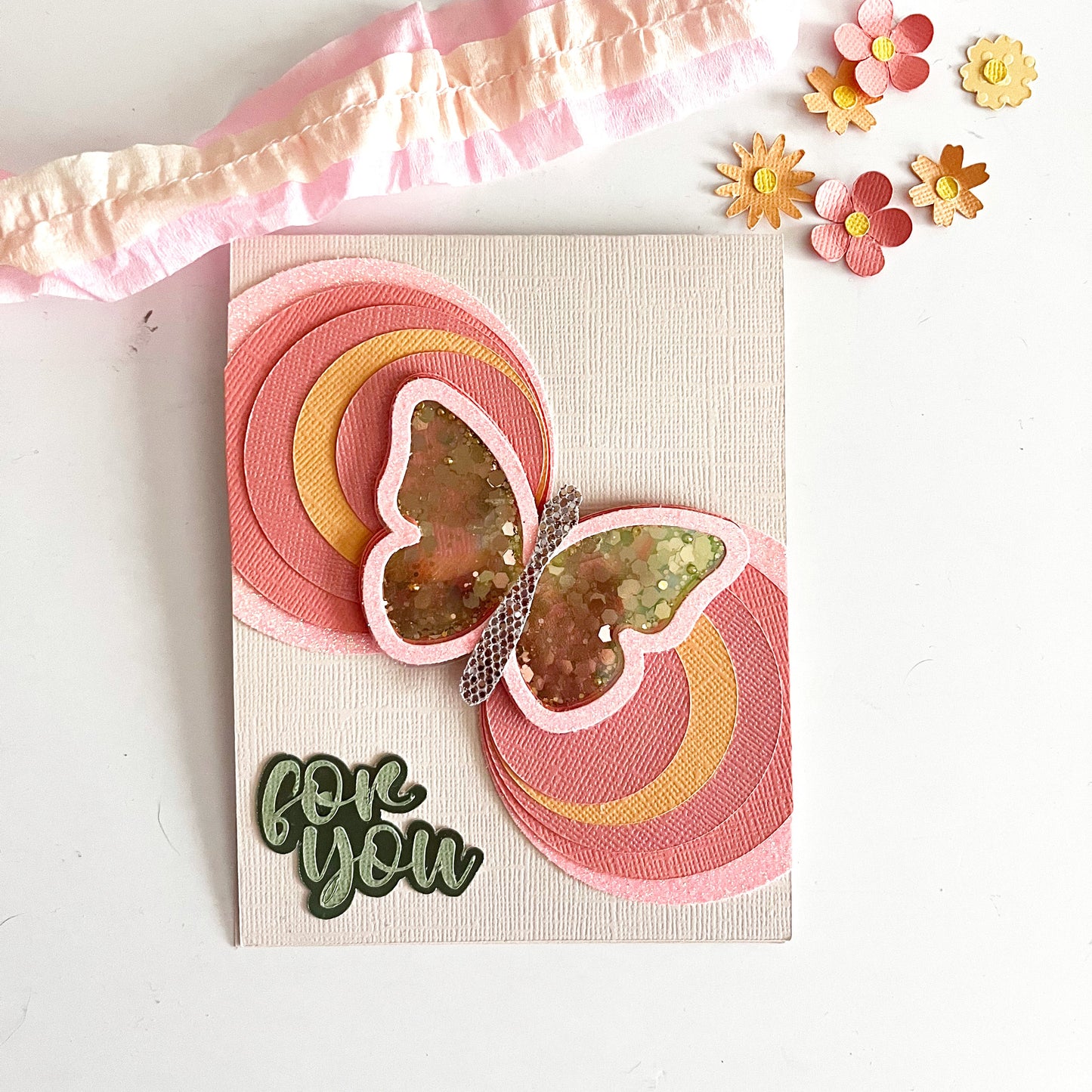 Handmade card featuring Encore cardstock