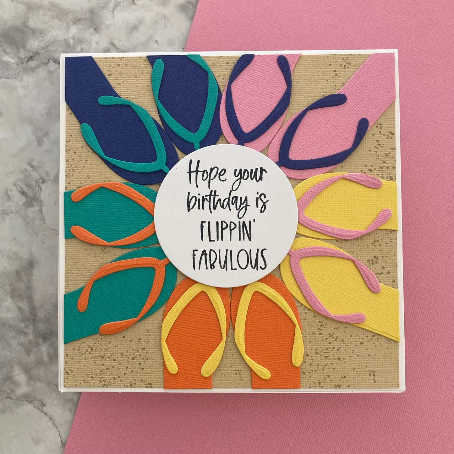 Handmade card featuring Encore Cardstock