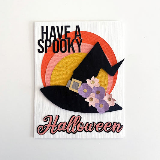 Handmade Halloween Card featuring Encore Textured Cardstock