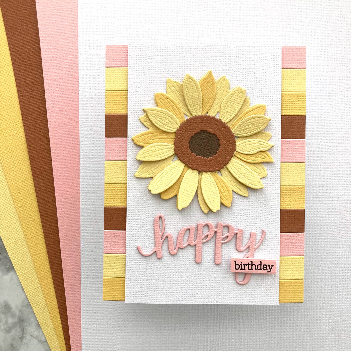 Handmade Card Featuring Encore Textured Cardstock