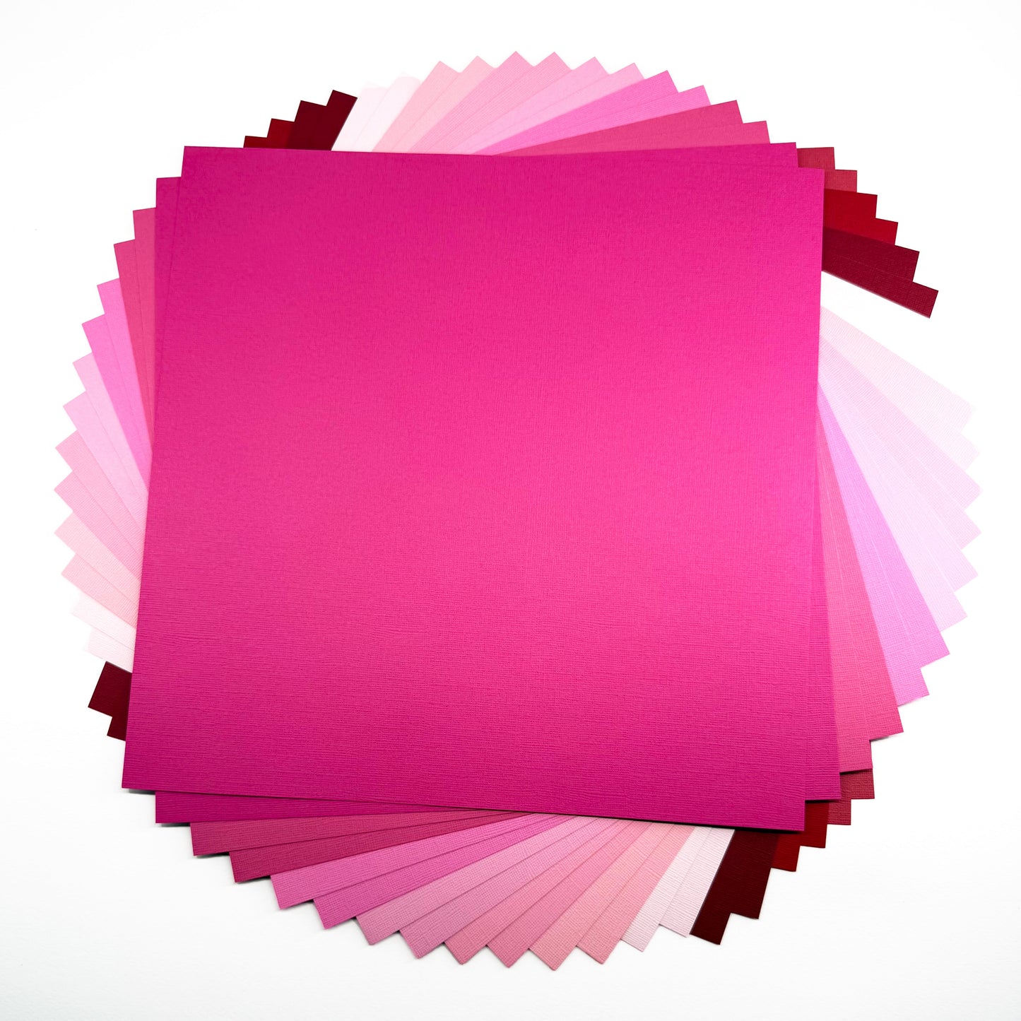 ENCORE TEXTURED CARDSTOCK PINK & RED VARIETY PACK - 12x12 Cardstock - 20 Pack - Encore