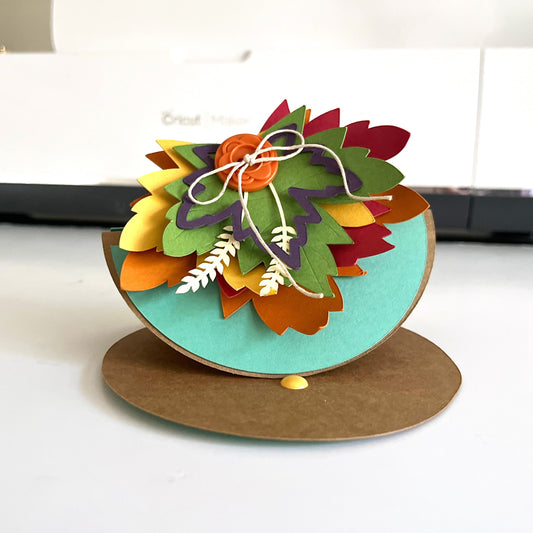 handmade fall card featuring smooth cardstock from Encore