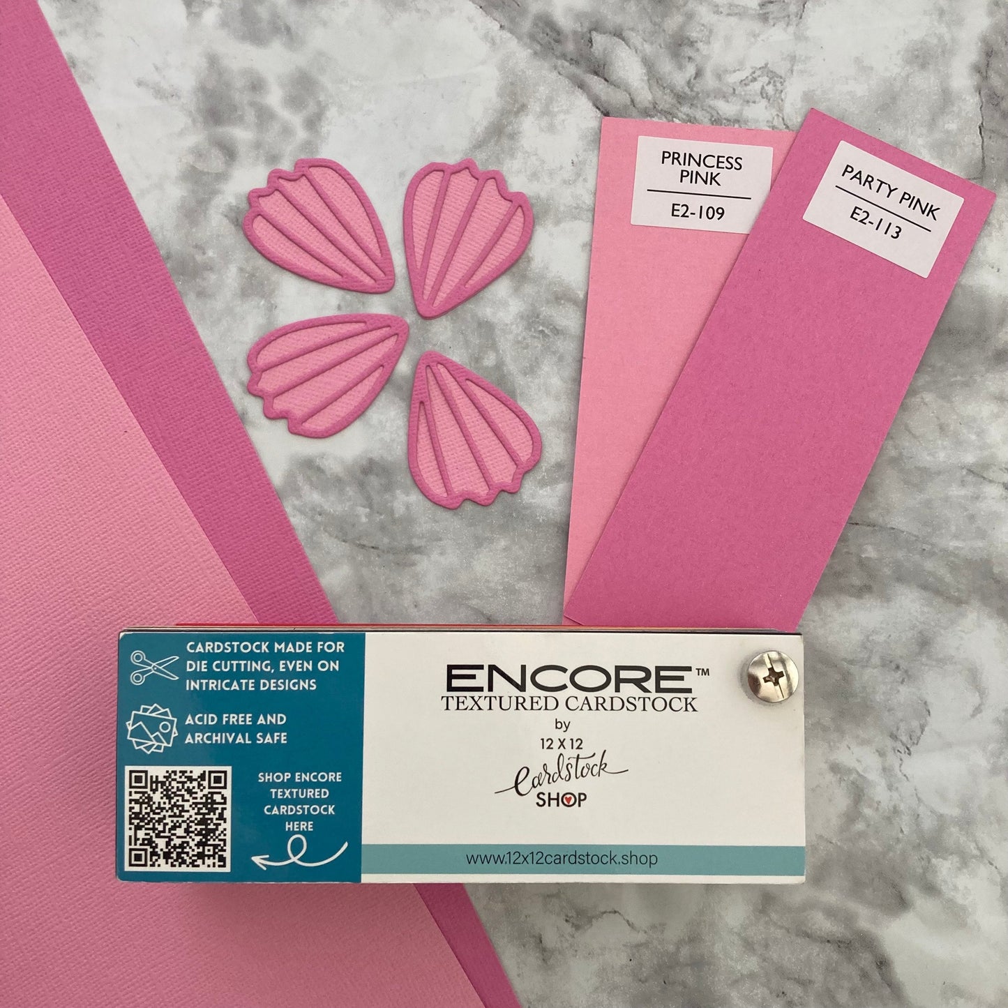 PRINCESS PINK - Canvas Texture 25 Pack - E2-109