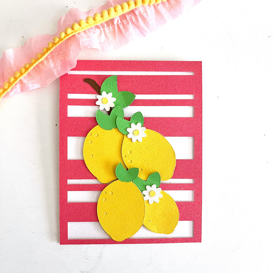 Handmade card featuring Encore cardstock