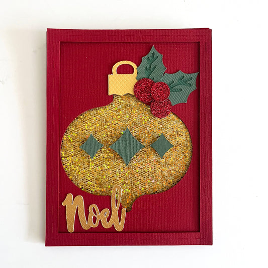 Handmade Christmas Card featuring Encore Cardstock