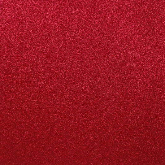 RUBY RED Glitter Luxe Cardstock - 12x12 Cardstock Shop - 12x12 Cardstock - RED glitter Cardstock - Encore