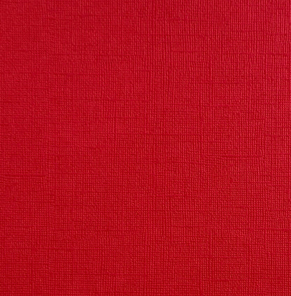 ALL AMERICAN RED - Textured Red 12x12 Cardstock - Encore Paper