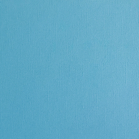 BLUE TOPAZ - Blue Textured 12x12 Cardstock - Encore Paper