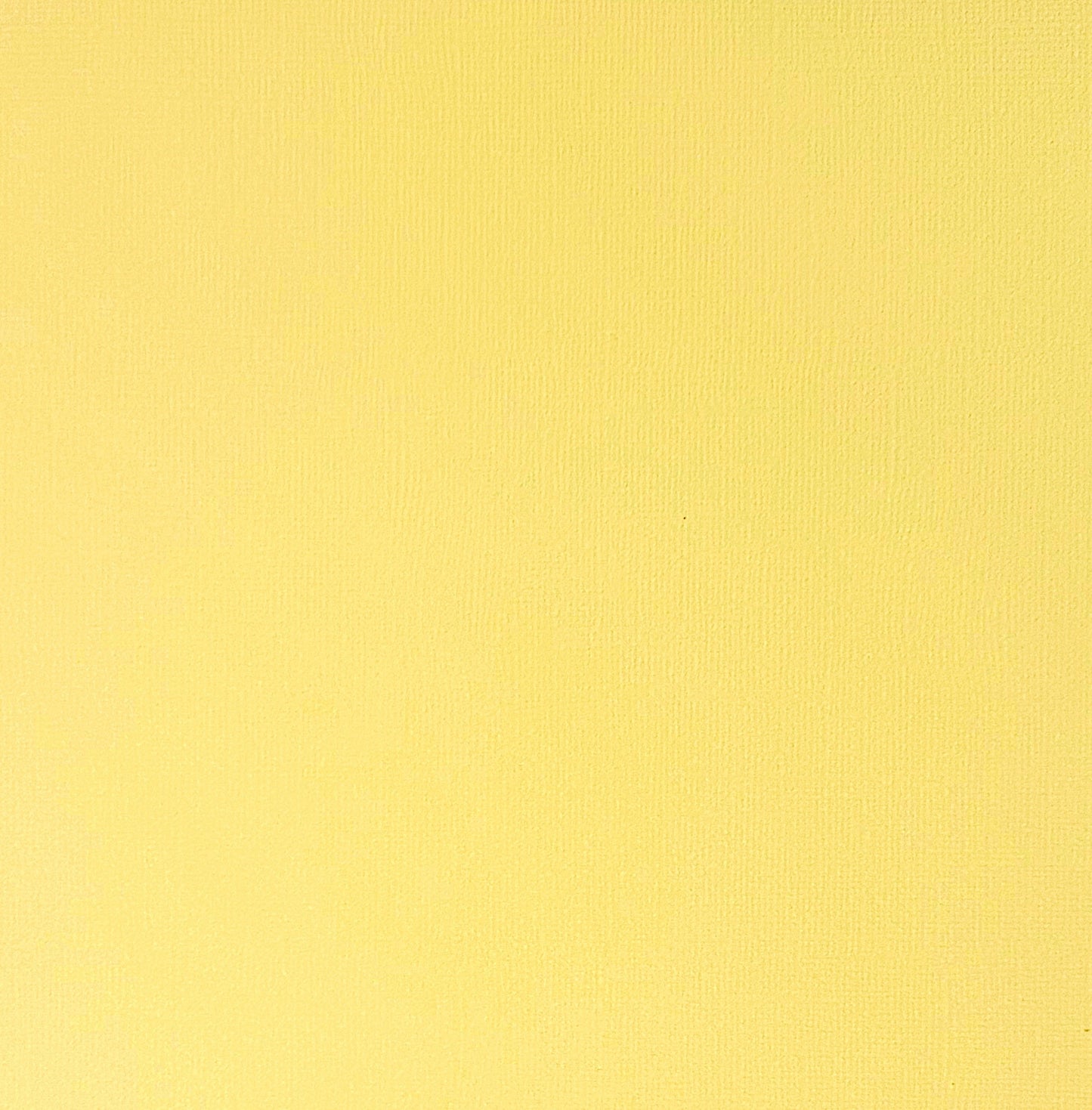 BANANA PUDDING - Light Yellow Textured 12x12 Cardstock - Encore Paper