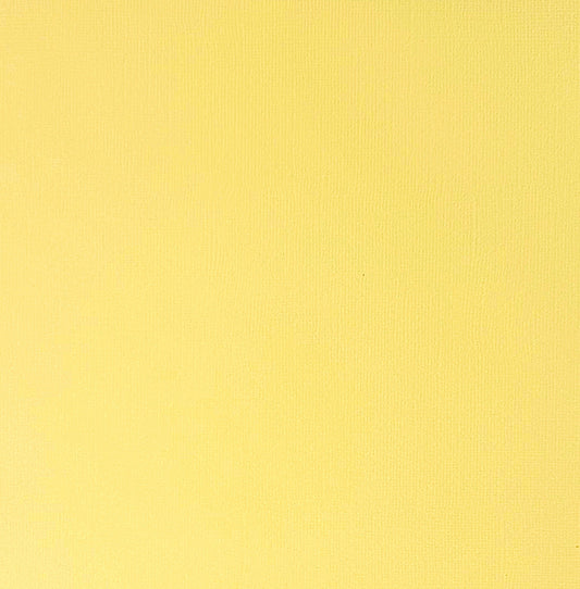 BANANA PUDDING - Light Yellow Textured 12x12 Cardstock - Encore Paper