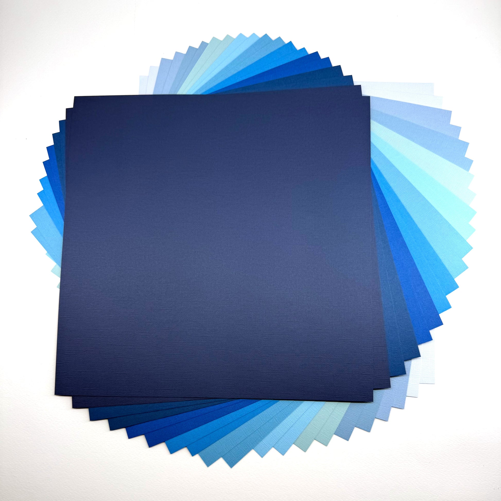 ENCORE TEXTURED CARDSTOCK BLUE VARIETY PACK - 12x12 Cardstock - 20 Pack - Encore