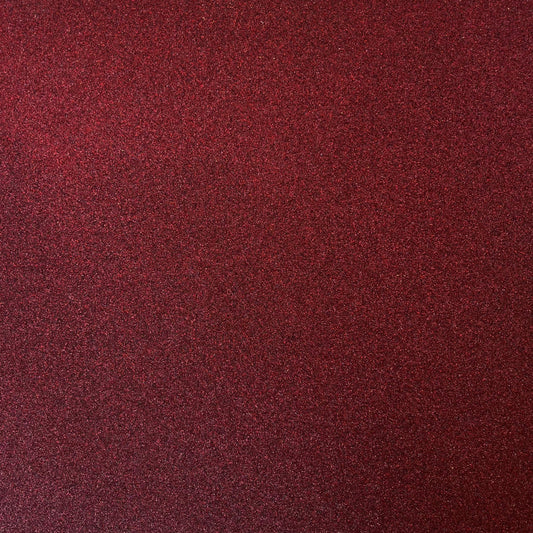 BURGUNDY Glitter Luxe Cardstock - 12x12 glitter Cardstock - 12x12 Cardstock - Encore - BURGUNDY glitter Card-stock - mess free glitter Cardstock