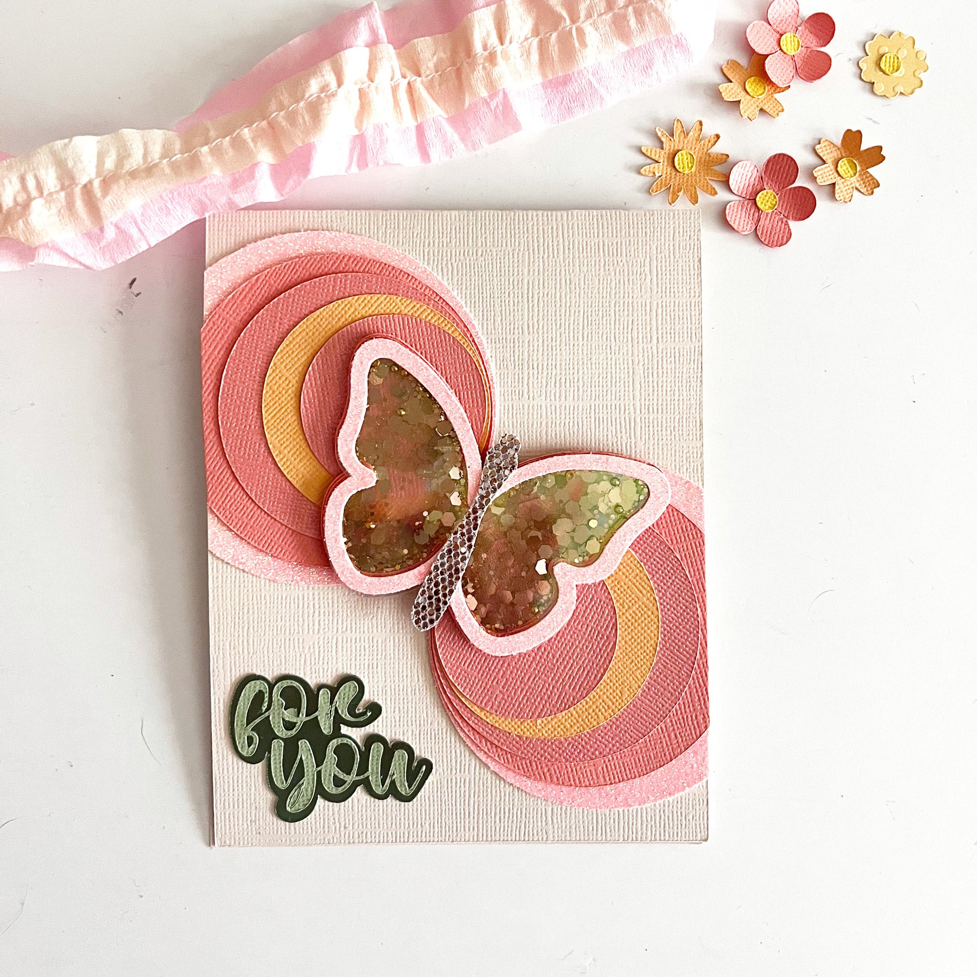 Handmade card featuring Encore cardstock