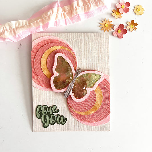 Handmade card featuring Encore cardstock