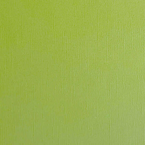 CHARTREUSE 12x12 Textured Bright Green Cardstock - Encore Paper