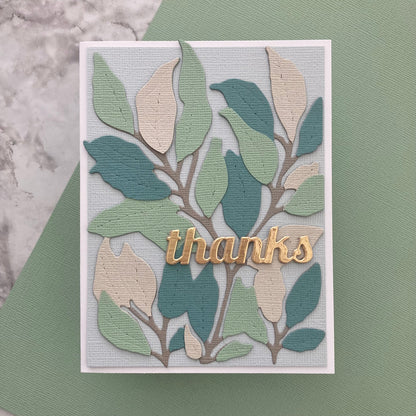 Handmade card featuring Encore Mint Chocolate Chip