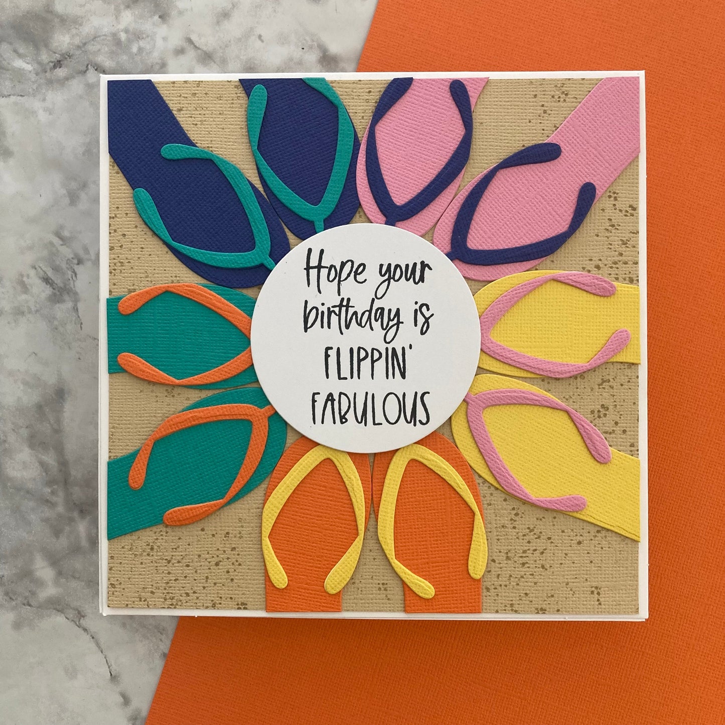Handmade card featuring Encore Textured Cardstock