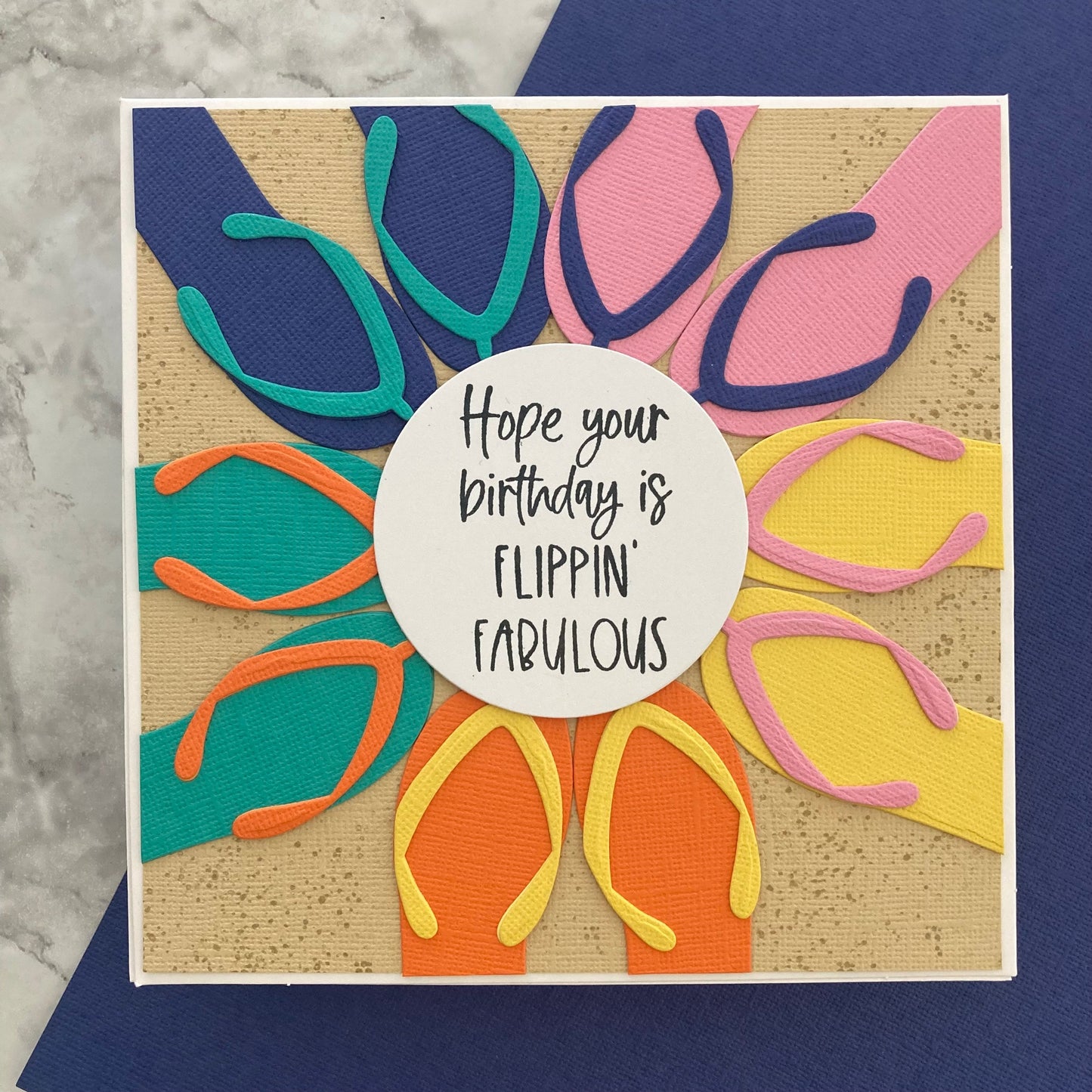Handmade card featuring Encore Textured Cardstock