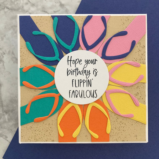 Handmade card featuring Encore Textured Cardstock