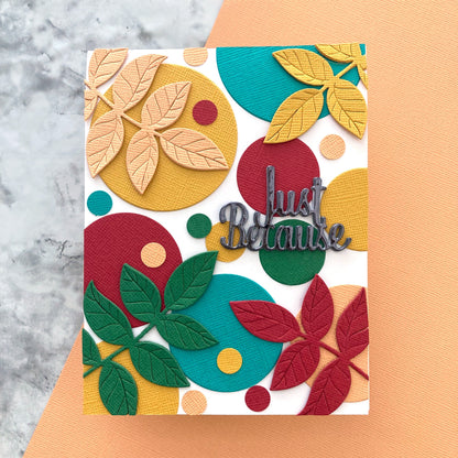Handmade  card featuring Encore textured Cardstock in Cantaloupe