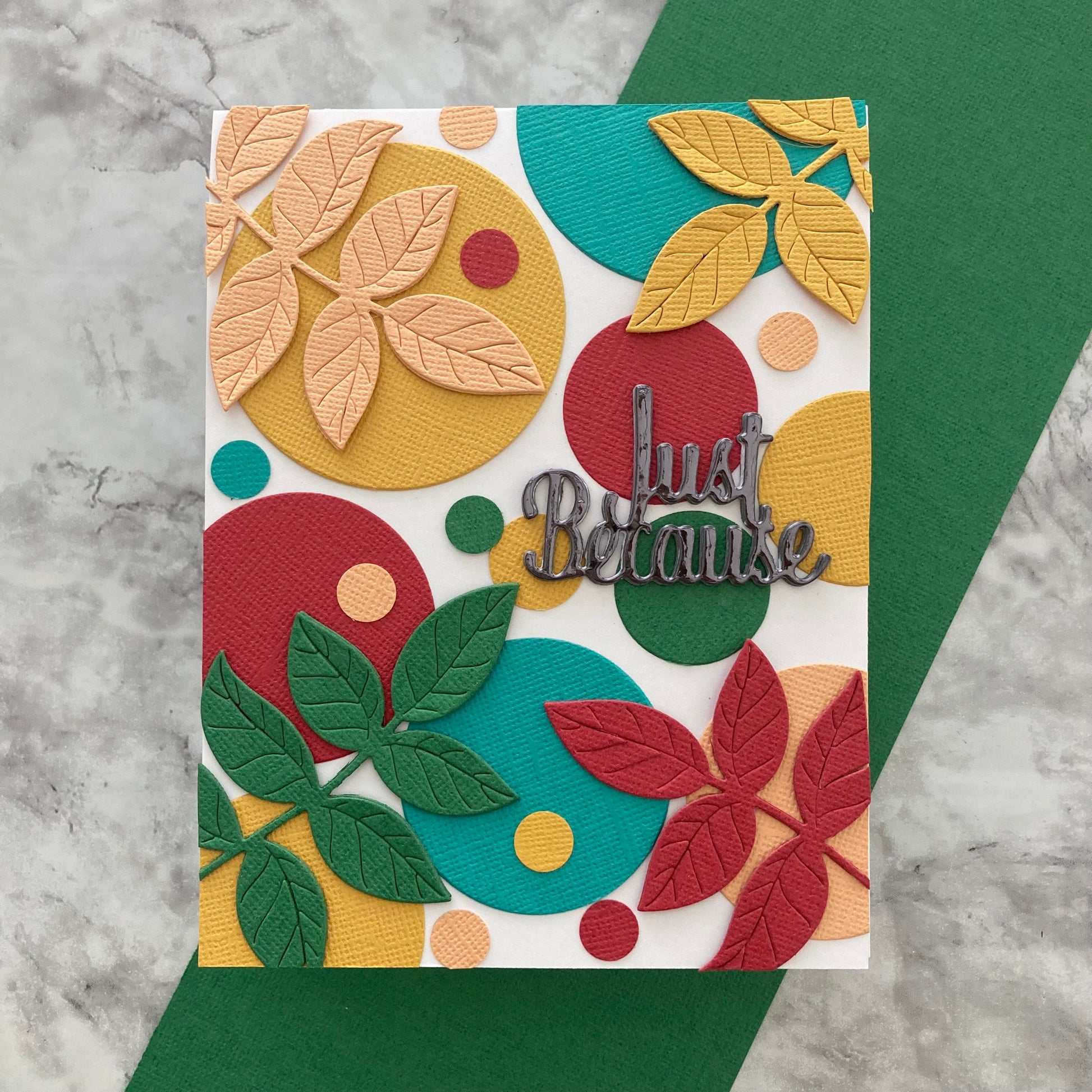 Handmade Card featuring Encore Textured Cardstock in Hunter Green
