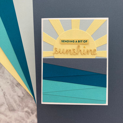 Handmade card featuring Encore Textured cardstock