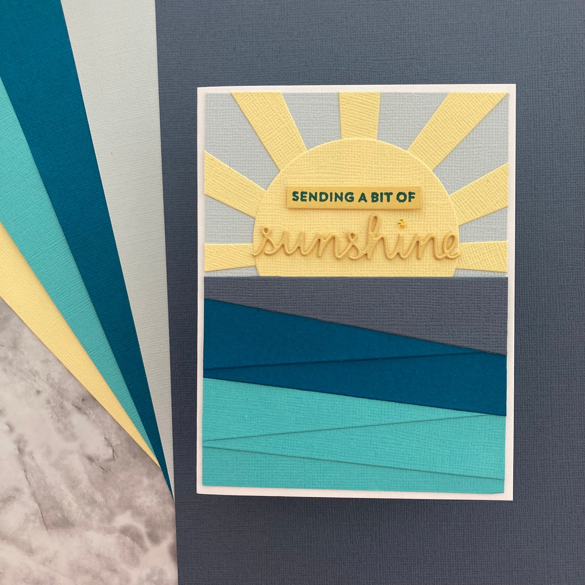 Handmade card featuring Encore Textured cardstock