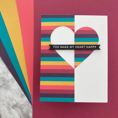 Handmade card featuring Encore Textured Cardstock