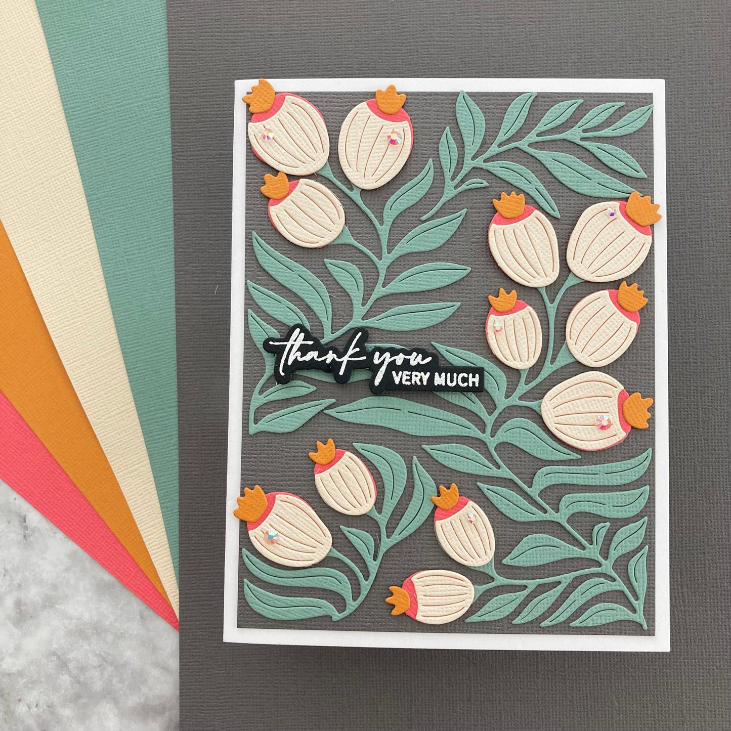 Handmade card featuring Encore Textured Cardstock