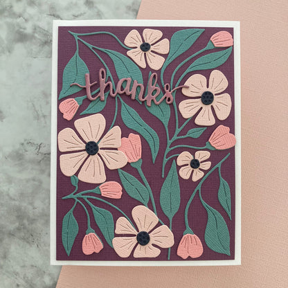 Handmade card featuring Encore Textued Cardstock