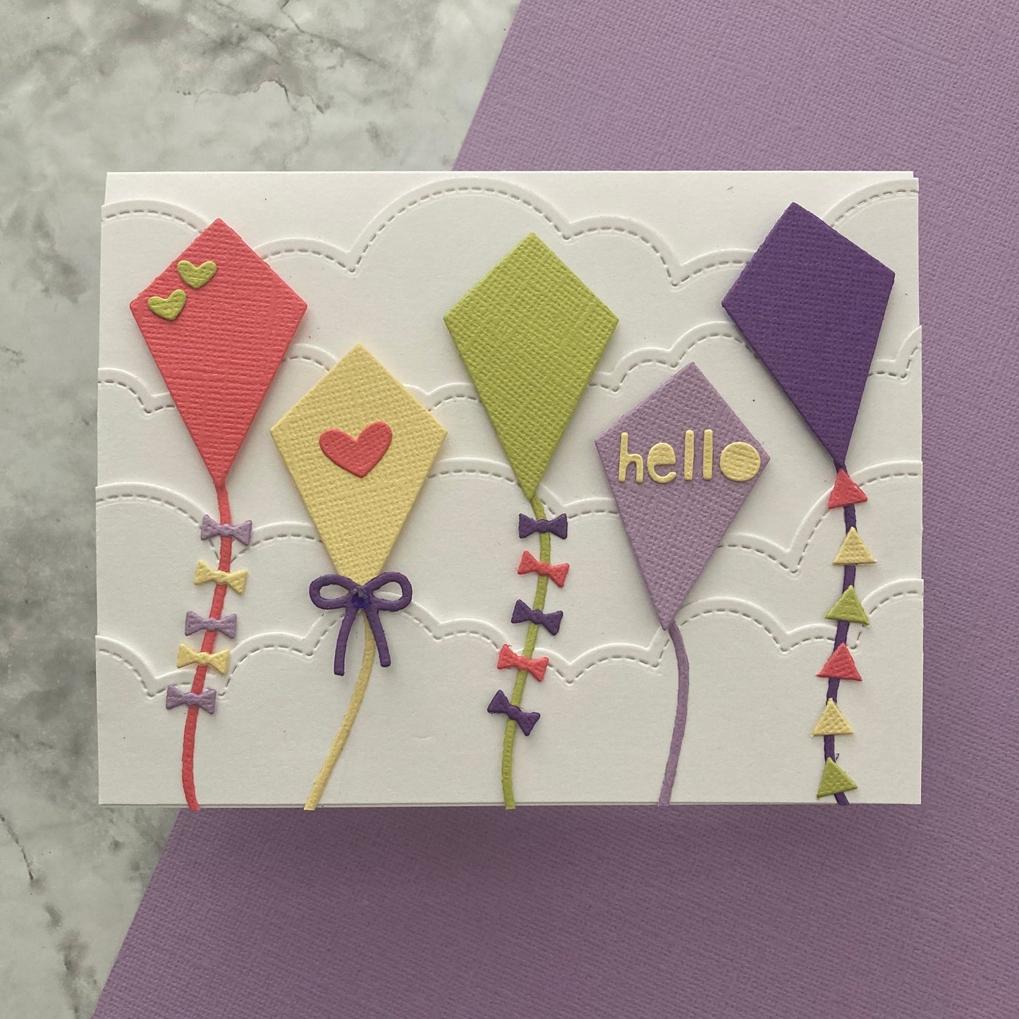 Handmade Card featuring Encore Textured Cardstock in Larkspur

