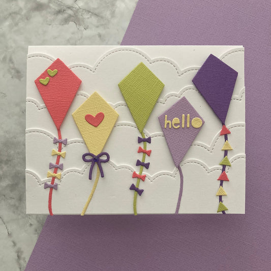 Handmade Card featuring Encore Textured Cardstock in Larkspur
