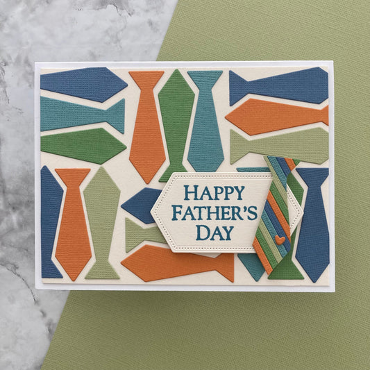 Handmade Father's Day card featuring Encore Textured Cardstock