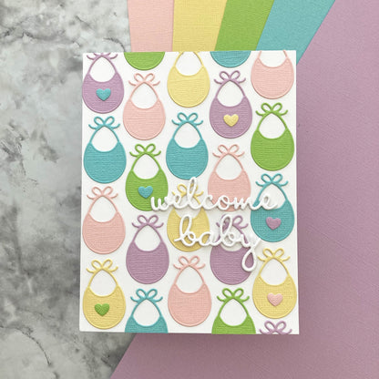 handmade baby card featuring Encore Textured Cardstock