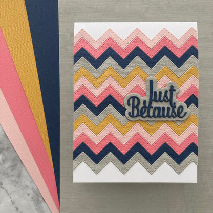 Handmade card featuring Encore Textured cardstock