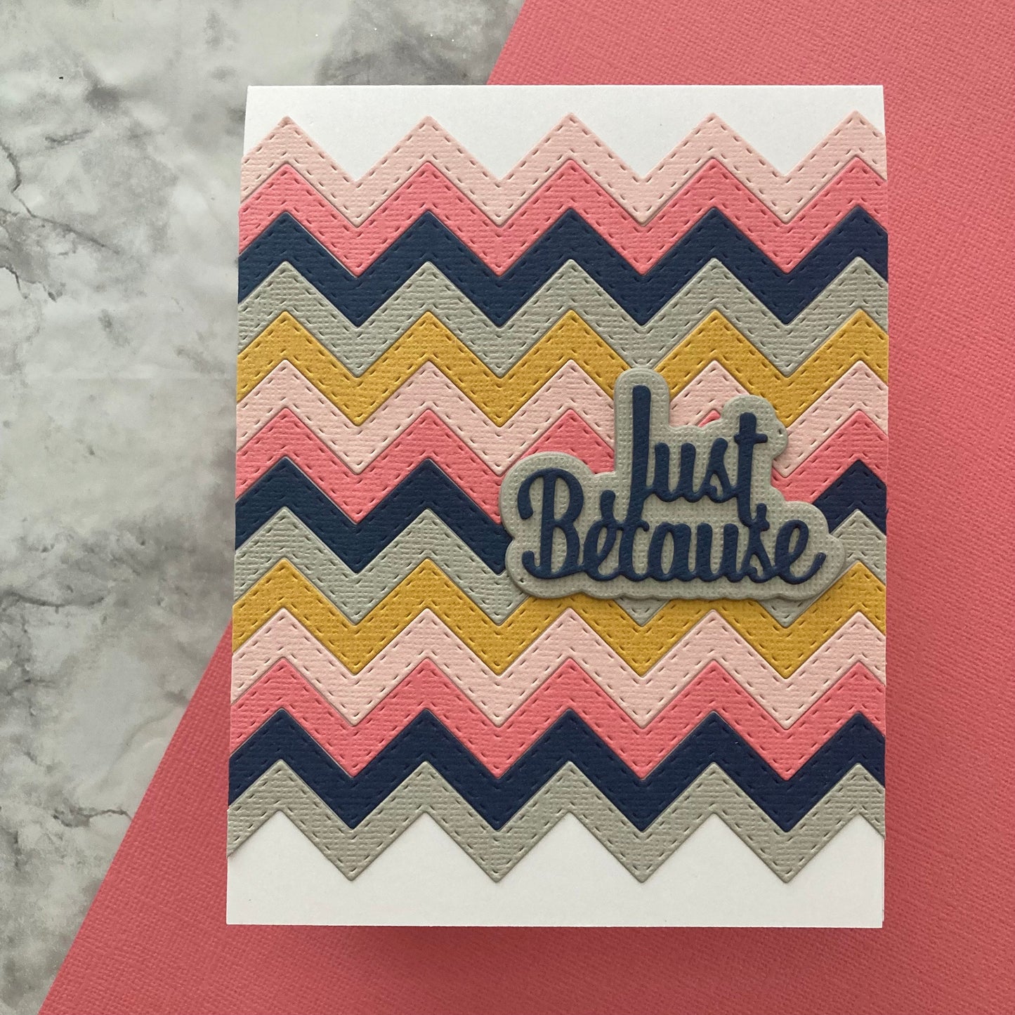 Handmade card featuring Encore Textured Cardstock in Parfait