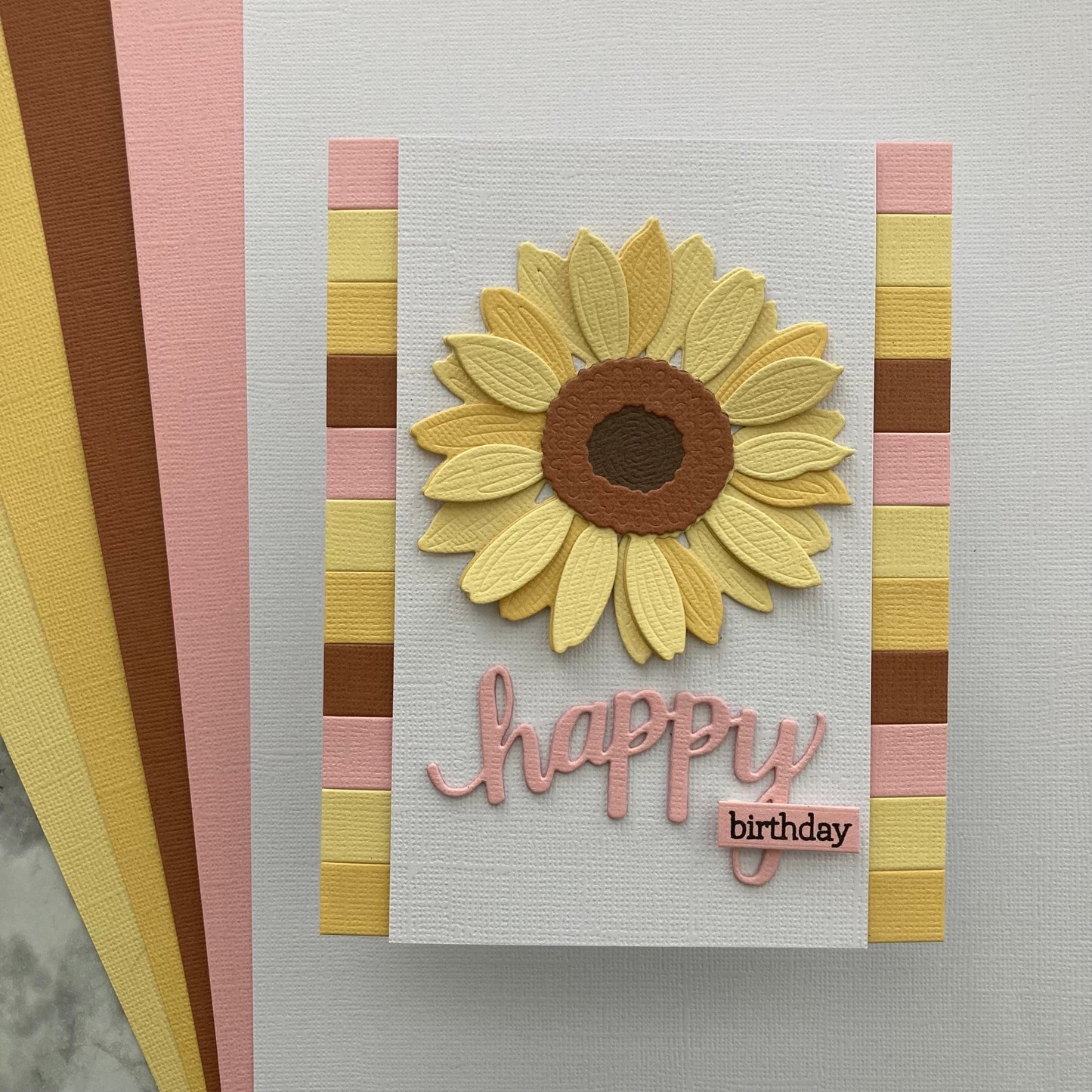 Handmade card featuring Encore Textured Cardstock