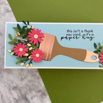 handmade card featuring Green Iguana Encore Cardstock