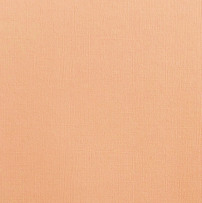 CANTALOUPE - Light Orange Textured 12x12 Cardstock - Encore Paper