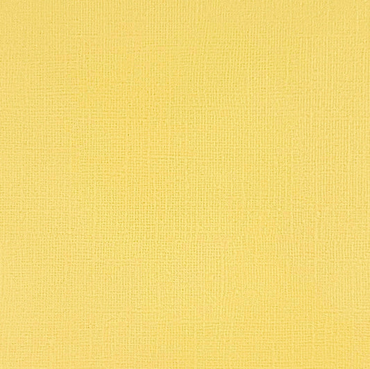 CRUSHED PINEAPPLE - Light Yellow Textured 12x12 Cardstock - Encore Paper