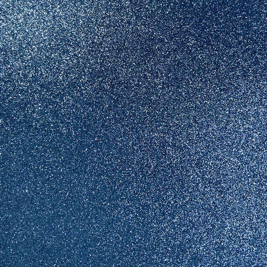 Denim Blue Glitter Luxe Cardstock - encore - 12x12 Cardstock shop- dark blue glitter Cardstock 