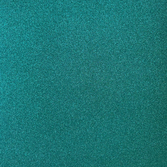 DRAGONFLY Glitter Luxe Cardstock - 12x12 glitter Cardstock - 12x12 Cardstock - Encore - TURQUOISE glitter Card-stock - mess free glitter Cardstock