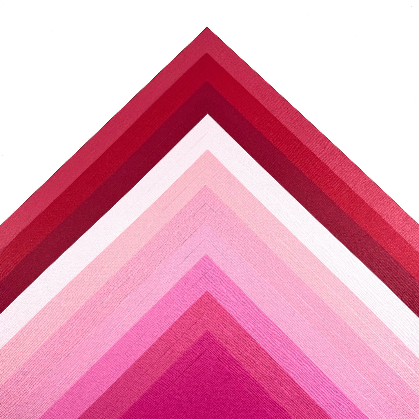 ENCORE TEXTURED CARDSTOCK PINK & RED VARIETY PACK - 12x12 Cardstock - 20 Pack - Encore