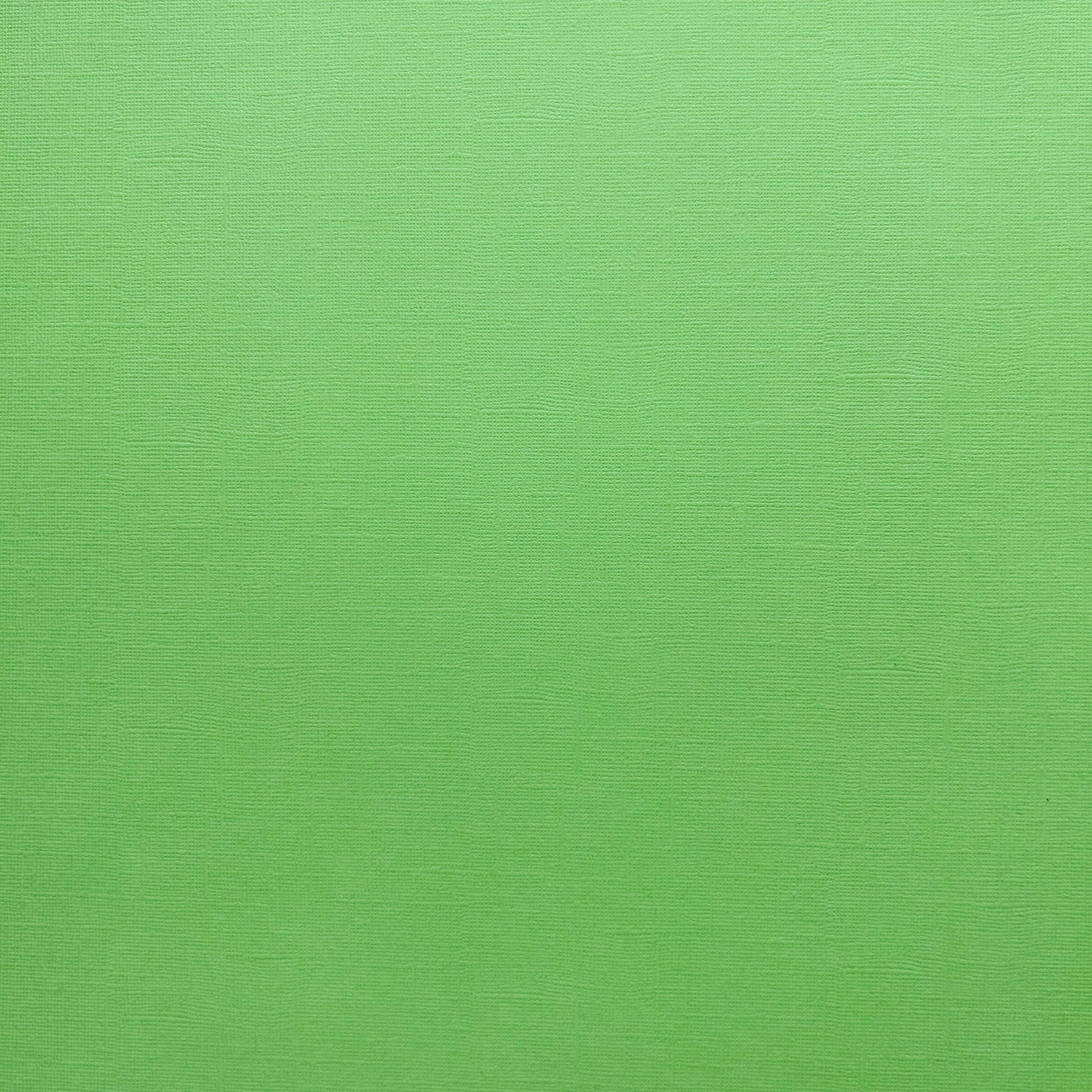 Encore Cabbage bright green textured cardstock for Cricut cutting