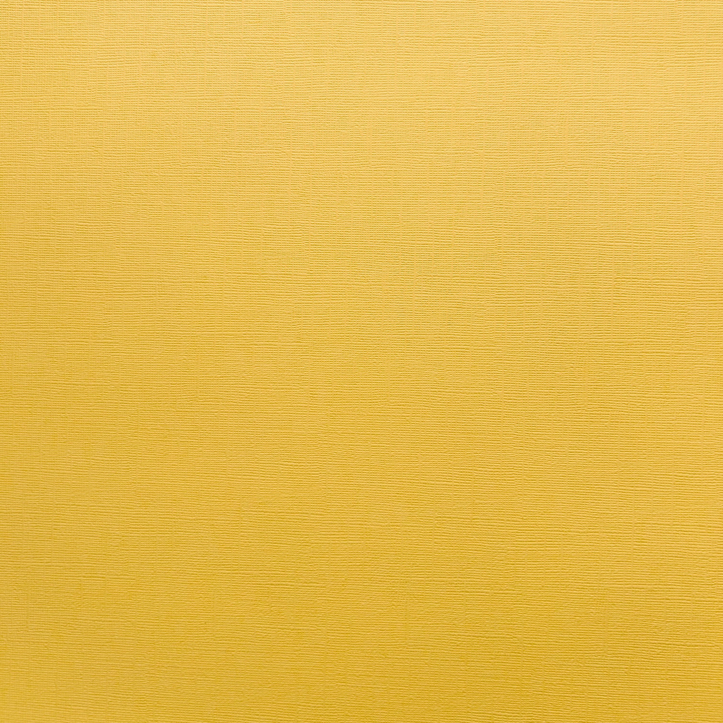 MAIZE 12x12 Textured Yellow Cardstock - Encore Paper