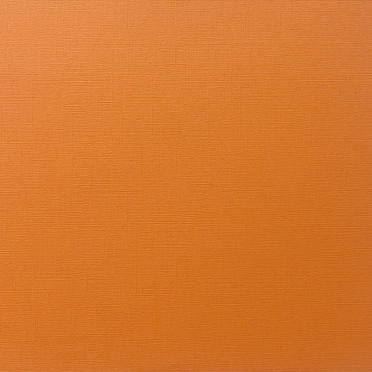 ORANGE TAFFY - Textured 12x12 Cardstock - Encore Paper