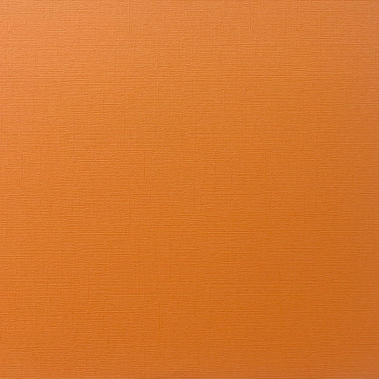 ORANGE TAFFY - Textured 12x12 Cardstock - Encore Paper