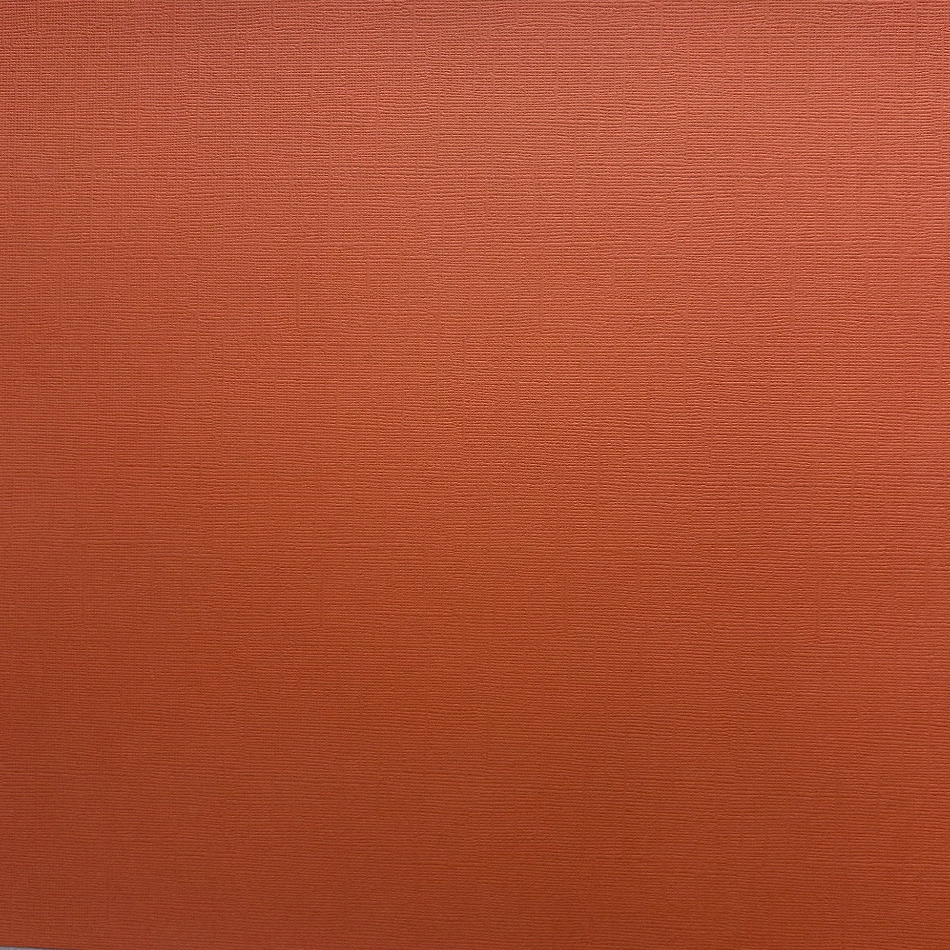 Encore Spanish Tile terracotta orange textured cardstock for Cricut cutting