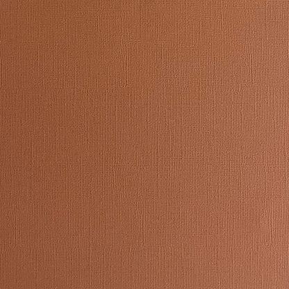 GINGERBREAD - Cinnamon Brown Textured 12x12 Cardstock - Encore Paper