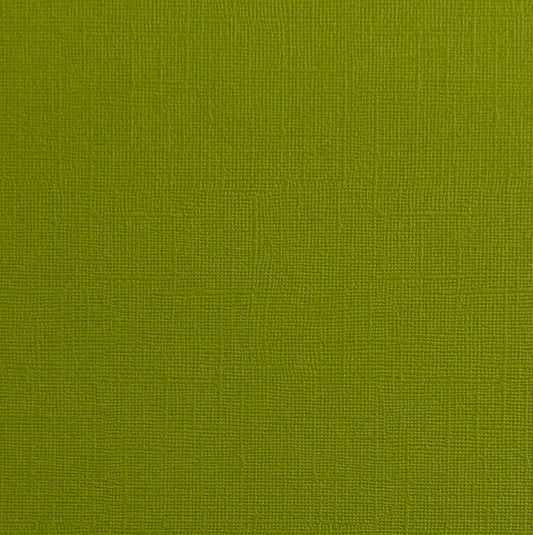 GREEN IGUANA - Bright Green Textured 12x12 Cardstock - Encore Paper